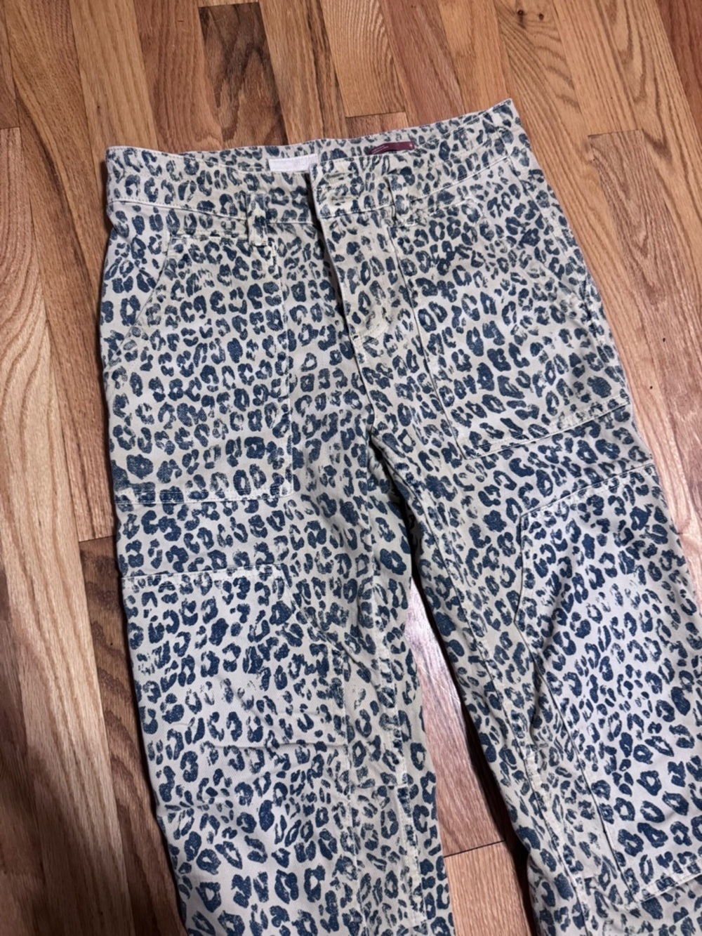 Anthropologie Pilcro leopard print jeans in the wanderer - Picture 5 of 6